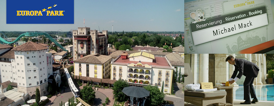 Europa-Park - Personalisierter Willkommensfilm für Hotelgäste