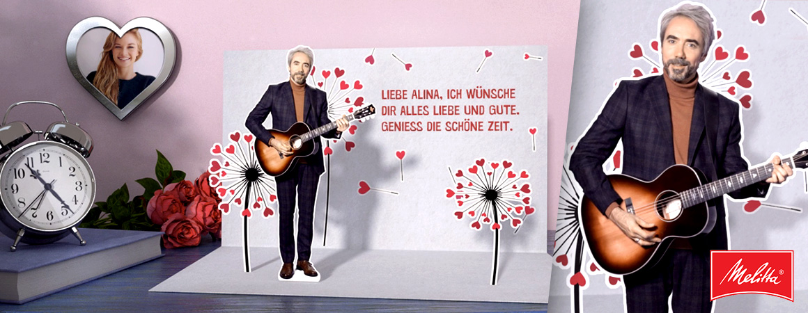 Melitta – persönliches Grußvideo zum Valentinstag