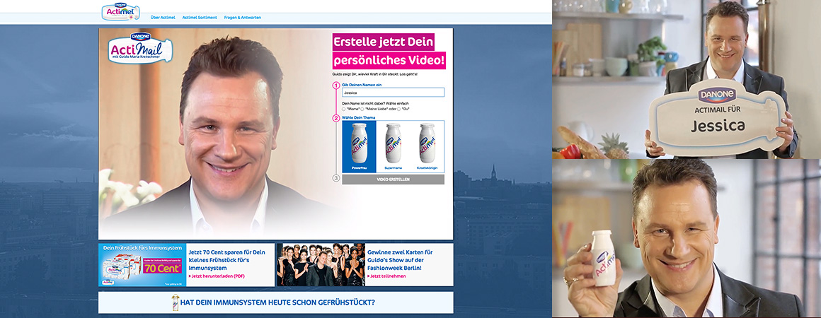 Create your personal ACTImail with Guido Maria Kretschmer