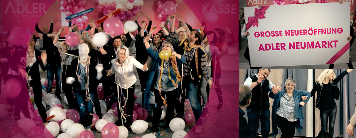 Video flash mob Adler fashion stores