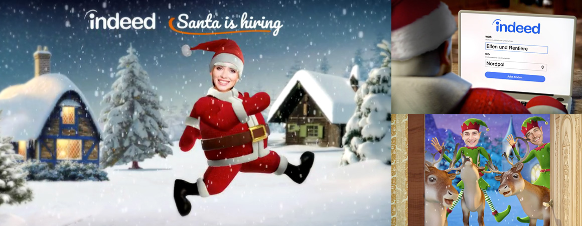 Indeed „Santa is hiring“