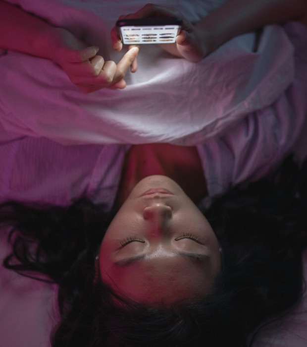 Audience scrolling through digital content