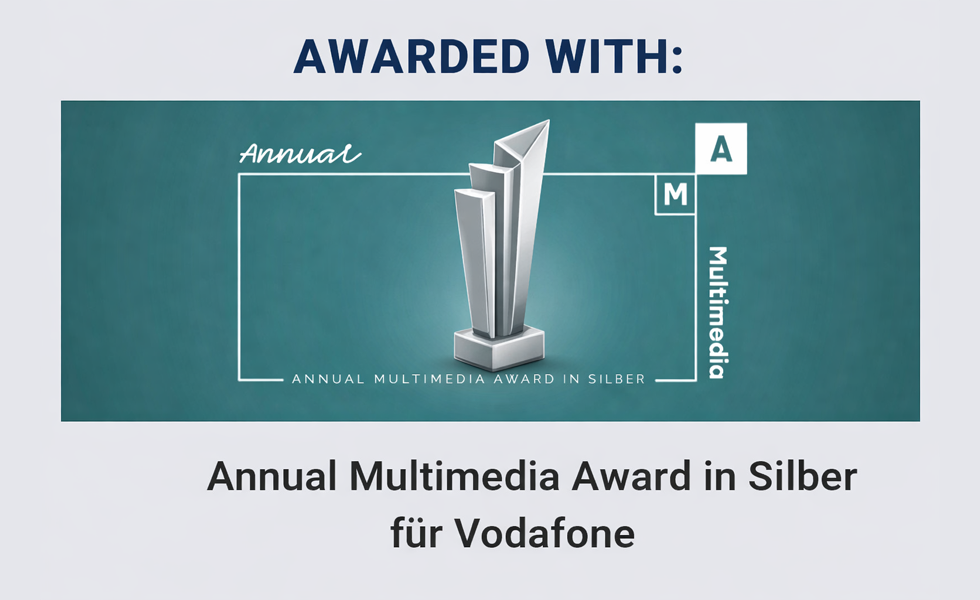 Annual Multimedia Award in Silber für Vodafone