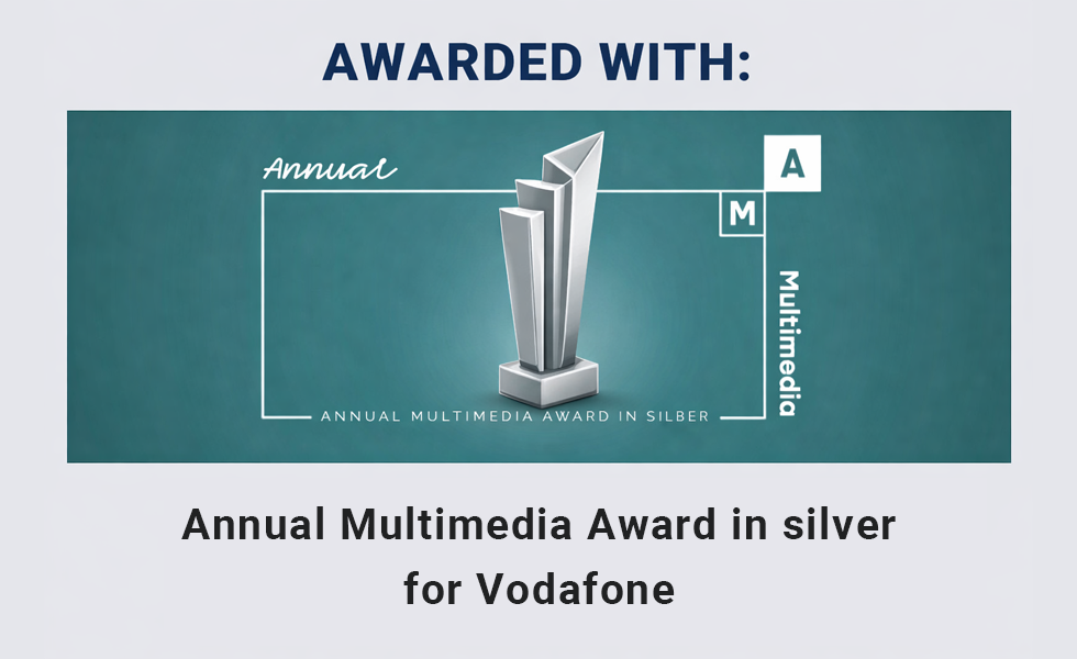 Annual Multimedia Award in Silber für Vodafone